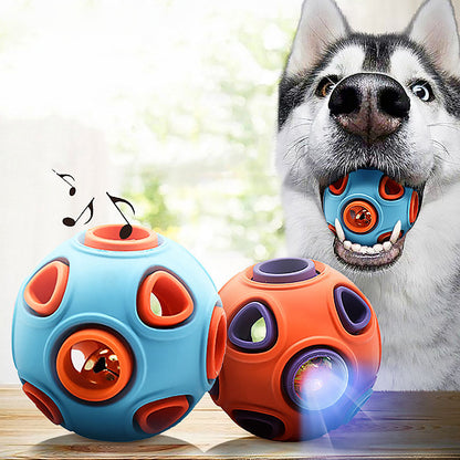 Leuchtender Hunde-Spielball zum Kauen (Mittel/Groß)