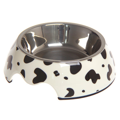 Gamelle double usage antidérapante en acier inoxydable pour animaux de compagnie
